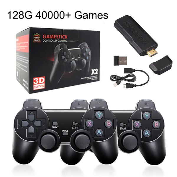 Консоли GD10 Game Stick Ретро игровые приставки Mini 4K HD Gaming Consola Juegos 30000 Классические игры для N64 Neogeo PS1 MAME Arcade