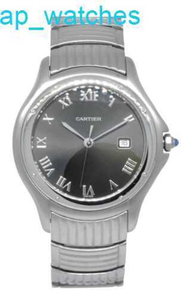 Роскошные часы Carters Panthere Cougar, стальной черный циферблат, женские кварцевые часы 33 мм 120000 р FUR2