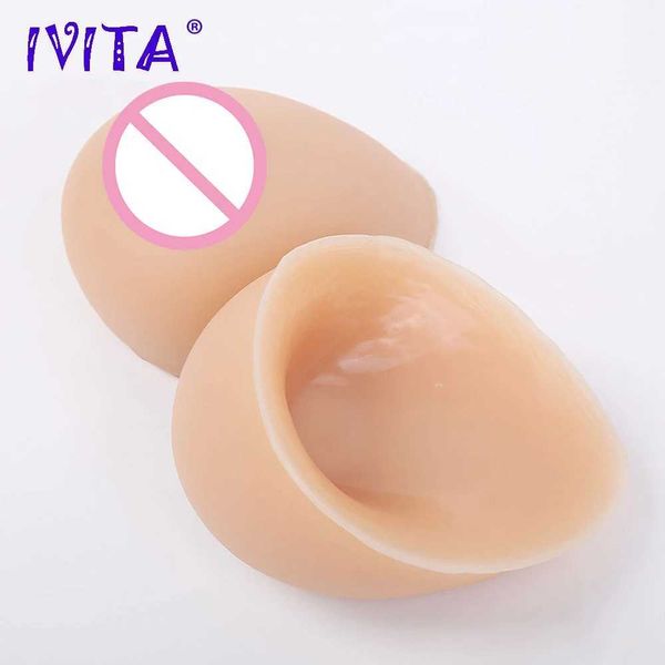 Almofada de mama Ivita venda quente forma de mama de silicone artificial seios falsos para crossdresser drag queen conjuntos de proteção de mastectomia pós-operatória 240330