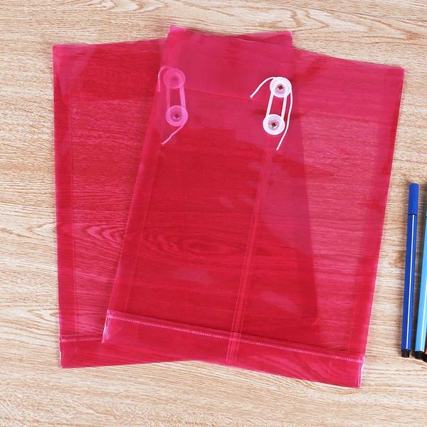 Depolama torbaları renkli plastik dosya torbası test kağıdı özgeçmiş muayenesi kalem cetvel kitap sınıflandırması boş açık a4 boyutu 32.5x24 cm