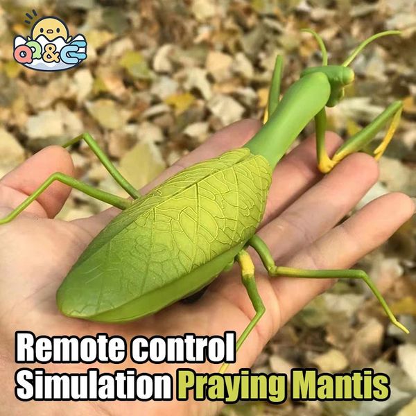 RC Animal Robô Antistress Inseto Brinquedos Infravermelho Simulação Aranha Bee Fly Mantis Brinquedo Elétrico para Crianças Prank Insetos Pet Toy 240321