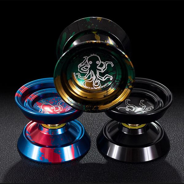 Yoyo Professional Magic Metal mit 10 Kugellager -Legierung Aluminium Hochgeschwindigkeit nicht reagierende yo klassische Spielzeuge für Kinder Y240329