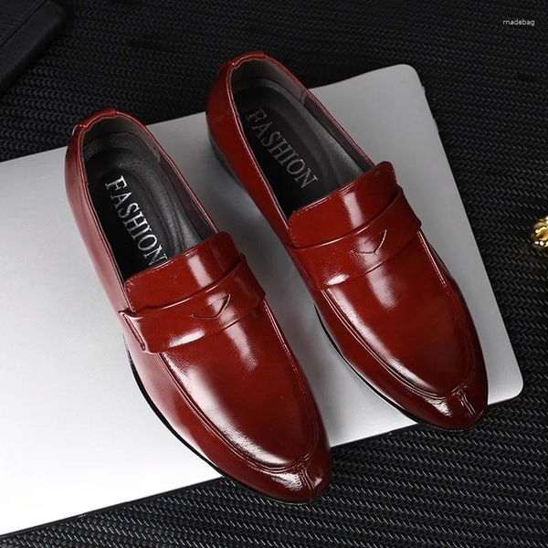 Sapatos de vestido homens casuais marca de couro artesanal oxfords condução mocassins mocassins para sapato italiano borla