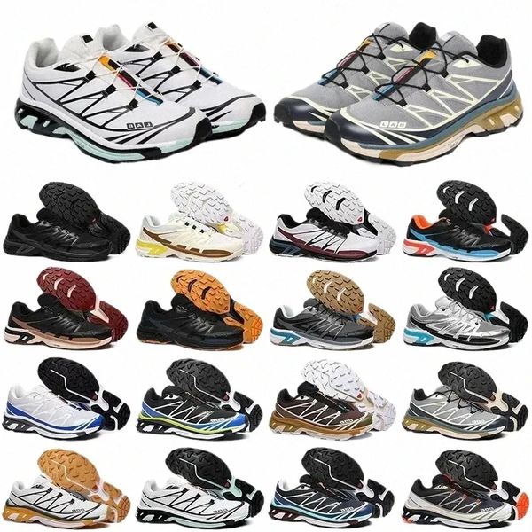 Koşu Ayakkabı Tasarımcı Ayakkabı Salo Solomon XT6 Snowcross CS Hız Çapraz Laboratuvarı Sarı Sarı Üç Beyaz Çarpışma Yürüyüş Rekreasyon Spor Spor Ayakkabıları Açık Mekan Ayakkabıları D88