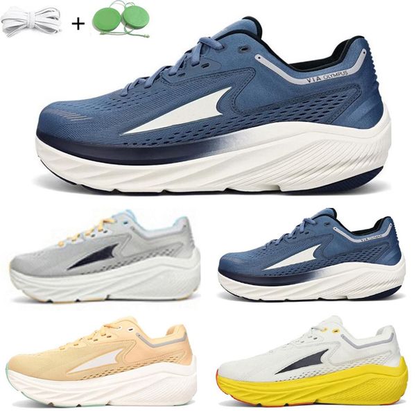 Via Olympus 2 Uomo Donna Scarpe da corsa Sneaker da corsa Nero Grigio Blu navy Arancione Giallo Uomo Ammortizzato Traspirante Scarpe da ginnastica da esterno per uomo Scarpe da ginnastica sportive 36-47