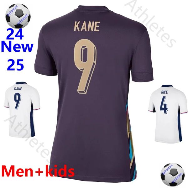 24 25 Inghilterra KANE FODEN Maglia da calcio Maglia da calcio inglese Maglia nazionale da calcio STERLING Maglia SAKA BARKLEY MOUNT GRALISH uomo bambino kit uniformi da calcio