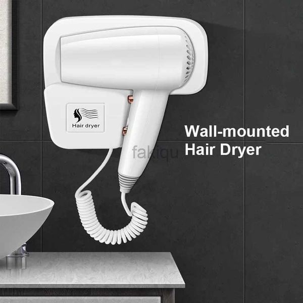 Secadores de cabelo de alta potência montado na parede do hotel secador de cabelo sem soco íon negativo secagem rápida casa banheiro quente ar frio leve ventilador de cabelo 240401