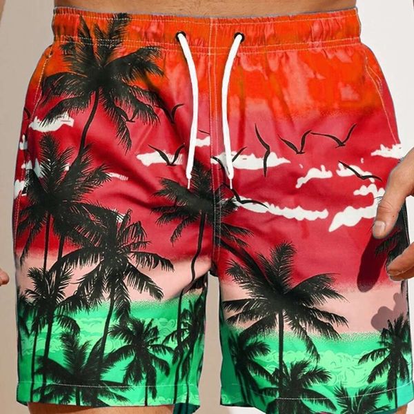 Pantaloni da spiaggia sciolti pantaloni da surf sulla spiaggia estiva pantaloncini da uomo alla moda