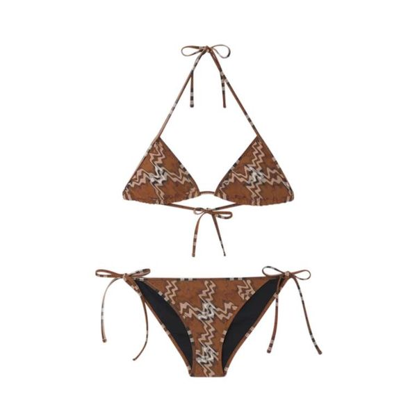 Damen-Bademode, 2024, Sommer, neuer Damen-Badeanzug, modischer Druck, zweiteiliges Set, Strand-Bikini