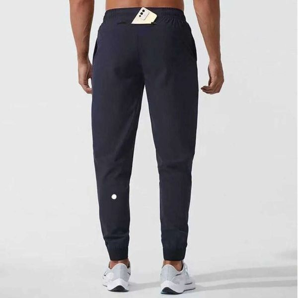 2024 lululemenI Pantaloni lunghi da jogging da uomo Sport Yoga Outfit Quick Dry Coulisse Palestra Tasche Pantaloni sportivi Pantaloni Uomo Casual Elastico in vita Fiess kgi668