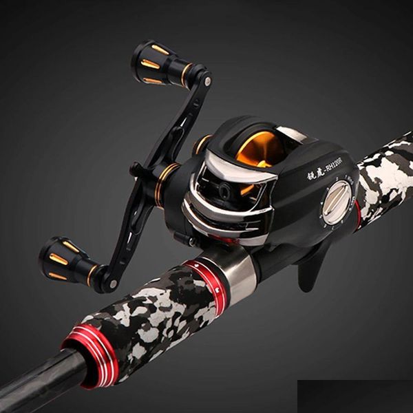 Spinnruten Carbon Fishing Casting Rod 2,1 m 2,28 m 2,4 m Xh Power Tragbare Reise für Süßwasser Salzwasser Köder Drop Lieferung Sport Ot8Ur