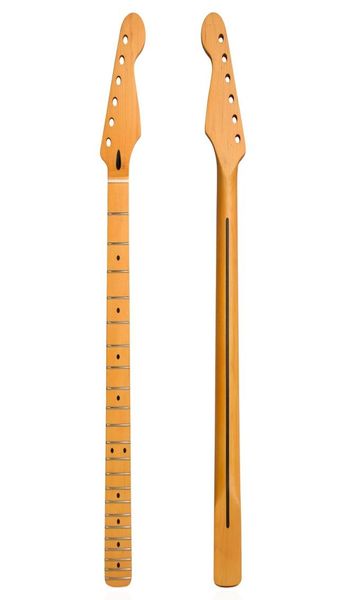 Mat Sarı Akçaağaç St Gitar Necks 22 FRETS KEMİK SUNU BORU İLE KLEPBAN