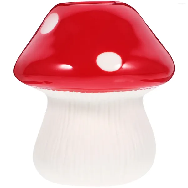 Vasi di funghi ornamenti carini candele portanti artistici Modellazione in ceramica per il vaso di base per esposizioni decorative