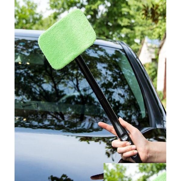 Auto-Reinigungswerkzeuge Bürste Mikrofaser Windschutzscheibenreiniger Fahrzeugwaschtuch Fensterglaswischer Staub Autos Home Mop Wash Drop Lieferung Ot7Hw