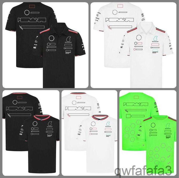2024 Nuova tuta da corsa F1 T-shirt Formula One Team Estate Polo a maniche corte Abbigliamento Uomo Personalizzazione VLPS