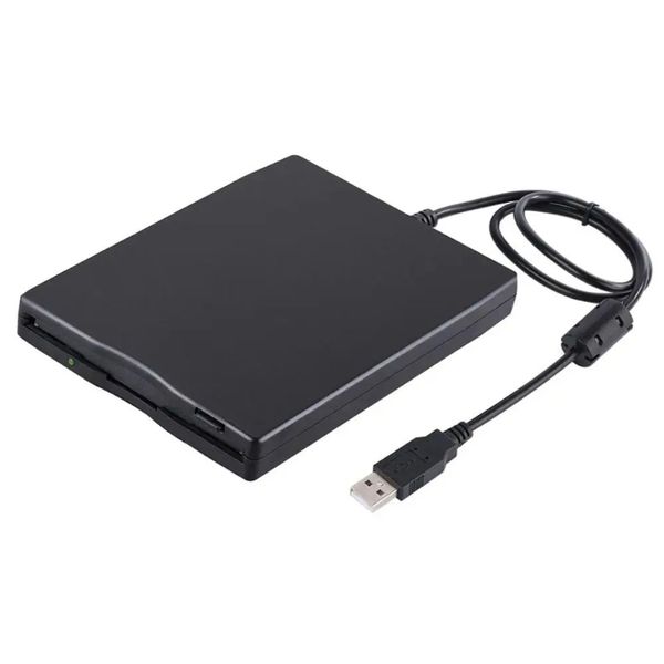 Externes 3,5-Zoll-USB-Diskettenlaufwerk, tragbar, 1,44 MB FDD für PC Windows 2000/XP/Vista/7/8/10/Mac, Plug-and-Play