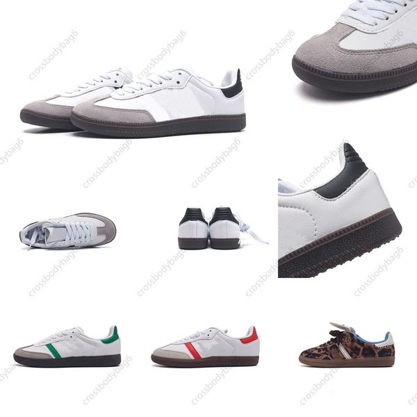 Scarpe firmate sneakers scarpe da uomo camoscio speciale Scarpe da ginnastica tedesche scarpe GAT sneakers da donna cowboy di lusso Taglio basso Scarpe da jogging sportive Stampa leopardata