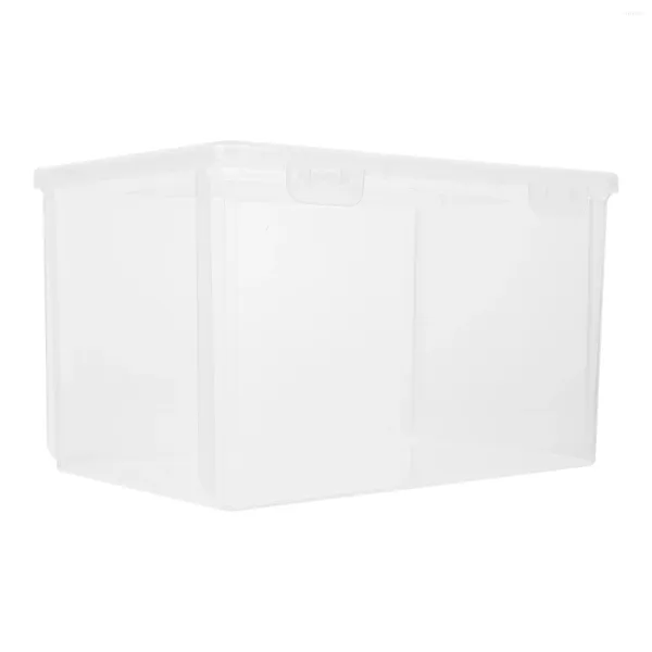 Placas caixa de armazenamento de pão recipiente de frutas recipientes de plástico para roupas bin com tampa geladeira