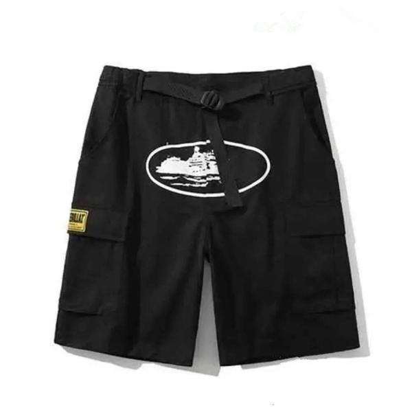 Shorts masculinos Cortez Cargo Mens Designer Demon Island Calças de cinco peças Mulheres Verão Sweatpants Tendência Secagem Rápida Ao Ar Livre Curto Algodão Casual