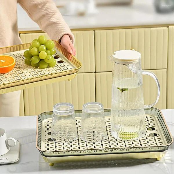 Tee Tabletts Tasse Tablett Starke Ladung Kaffee Moderne Set -Aufbewahrungsorganisator Halter Rack Home Supplies