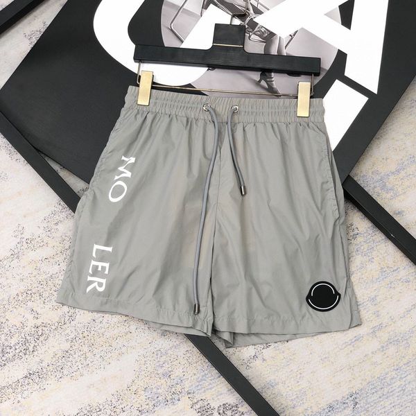 Парижские дизайнерские шорты Роскошные мужские шорты для плавания Классический 3D-тисненый дизайн Повседневные шорты для бега Быстросохнущие нейлоновые короткие мужские пляжные брюки M-XXXL