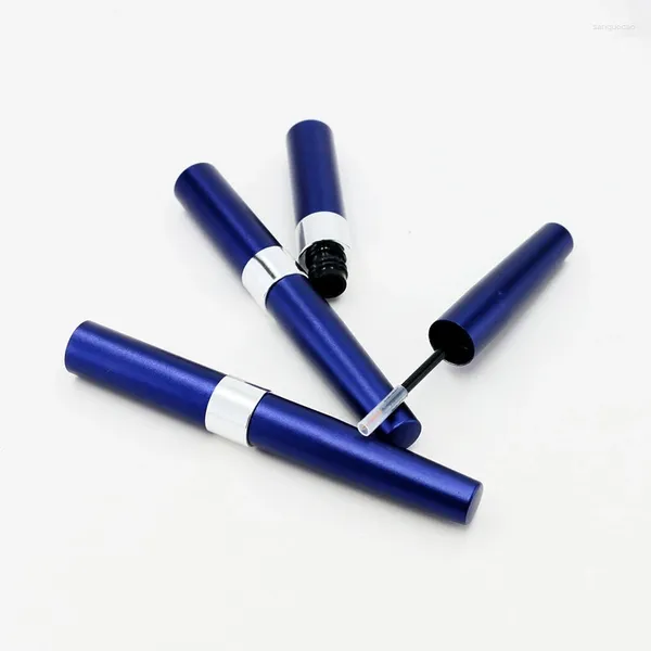 Bottiglie di stoccaggio 100 Pz 5 ml Vuoto Tubo di Mascara Bottiglia Ciglia Tubi Liquidi Eyeliner Fai Da Te Olio Gloss Crescita Delle Labbra Riutilizzabile Da Viaggio