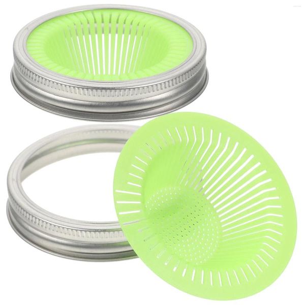 Dinkware Mason Jar Lids Tops Tops Barattoli per vasi per la casa Crout di fagioli piccoli Grow