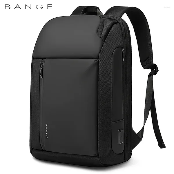 Рюкзак 2024, модный деловой мужской рюкзак 15,6 дюйма, рабочая мужская сумка для ноутбука, унисекс, черный, дорожный, мужской, Mochila, водонепроницаемый