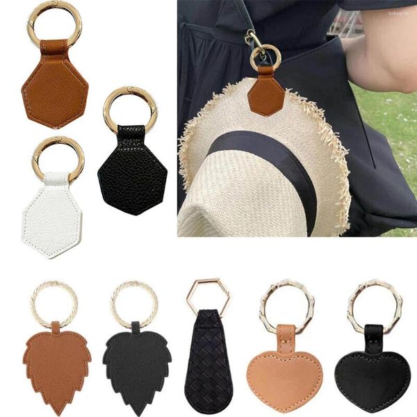 Hooks 1PCS Magnetic Hat Cap Clips Halter PU -Leder für Reisetaschen Rucksäcke können Hüte Regenschreiber -Datenkabelschals reparieren