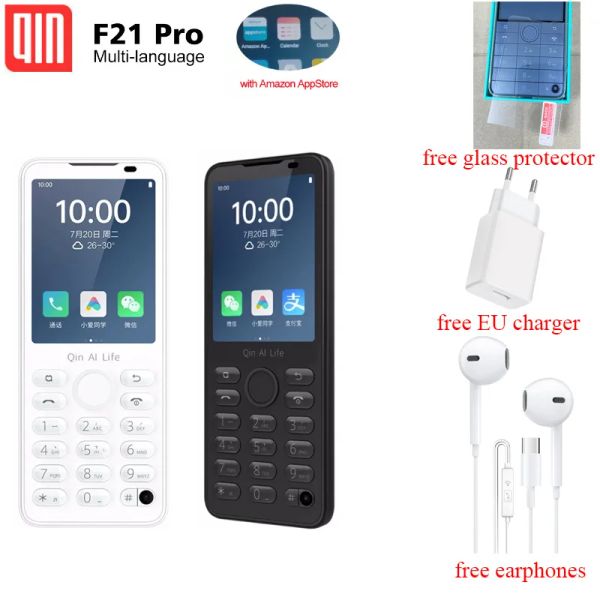 Оригинальный умный телефон Qin F21 Pro с сенсорным экраном, Wi-Fi, 5G + 2,8 дюйма, 3 ГБ + 32 ГБ/4 ГБ, 64 ГБ, Bluetooth 5,0, 480*640, глобальная версия телефона