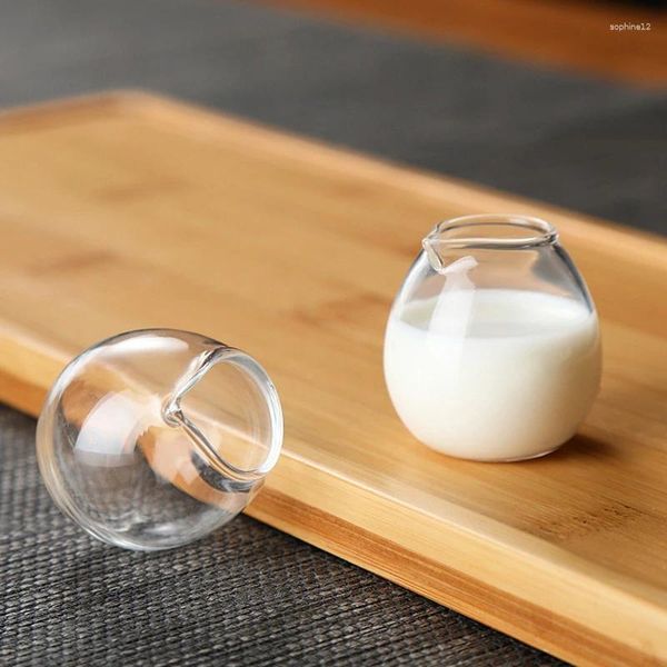 Copos de vinho japonês de café pequeno de café de vidro japonês jar jar cozinha cozinha panos molhos de tempero acessórios para utensílios domésticos