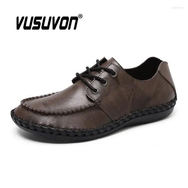 Scarpe casual da uomo Derby in pelle di mucca traspirante 38-46 Taglia Mocassini da ragazzo Nero Morbido Sabot invernali da esterno Abito da lavoro