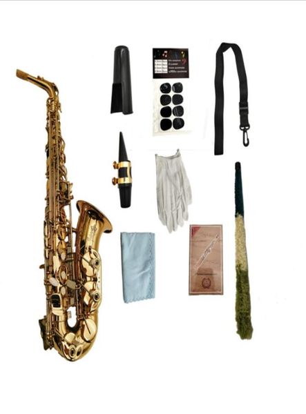 JK Keilwerth ST110 Sassofono contralto Mib Tune Strumenti musicali professionali Ottone placcato oro laccato Sax con custodia per bocchino Acce2585439