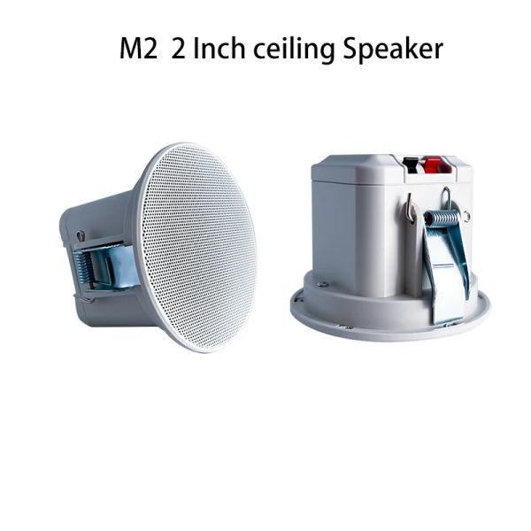 Alto-falantes 2 polegadas Surround Sound System Alto-falantes 8Ohm Telhado para casa Música de fundo Alto-falante de teto de áudio