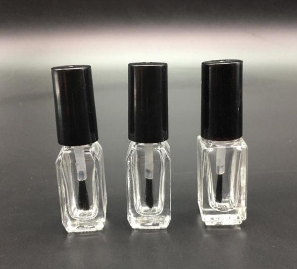 Intera bottiglia di smalto vuota da 5 ml 1000 pezzi per imballaggi cosmetici Bottiglie per unghie Bottiglia di vetro vuota con pennello SN45968069076