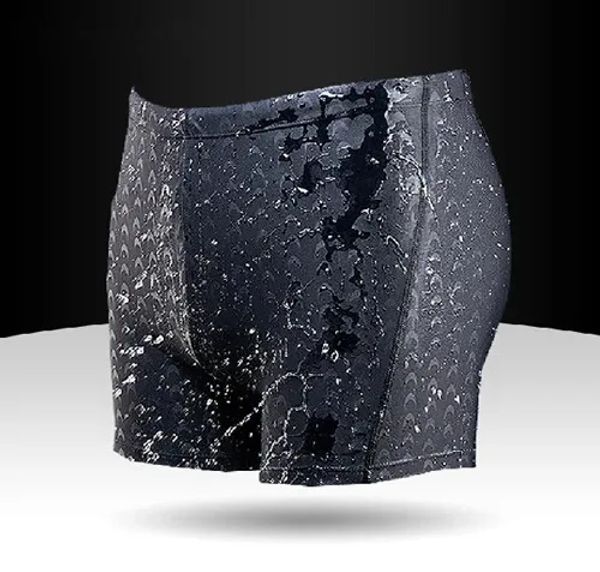 Otcor Herren-Bademode, Herren-Badehose mit Hai-Motiv, wasserdichte Slips, schnell trocknende Shorts für Herren, Haifischhaut-Spiel, Strand-Badeanzug 240325. Drop-Lieferung