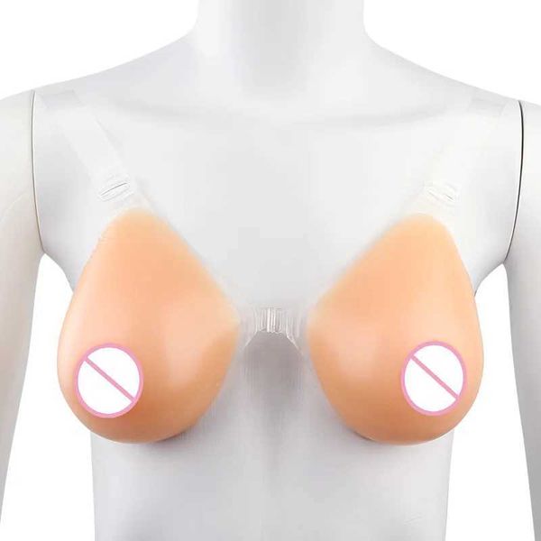 Almofada de mama Onefeng venda quente silicone artificial belas formas de mama shemale crossdresser favorito peitos falsos 400-1600g 240330