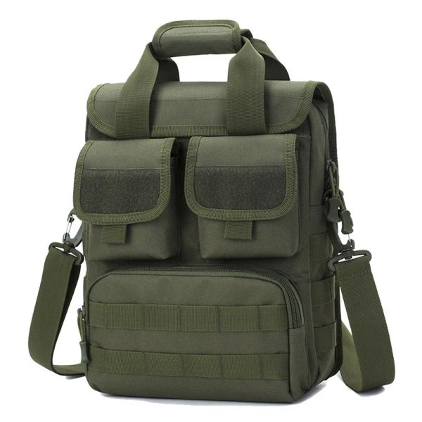 Briefzüge Männer Taktische Handtasche Laptop Militärtasche Schulter Crossbody Taschen Tarnung Molle Hunting Camping Wandersport im Freien Xa318d