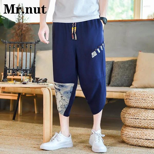 Pantaloni da uomo Estate Unisex Gamba larga Abbigliamento Pantaloni Harajuku Pantaloni larghi casual alla moda Cool Harem di grandi dimensioni