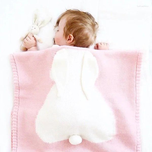 Decken Baby Holding Decke Geborenes Strick -Wickel -Wrap -Wickel -Swadding -Kinder Kinderwagen Krippe Schlafen für Babys Mädchen Jungen