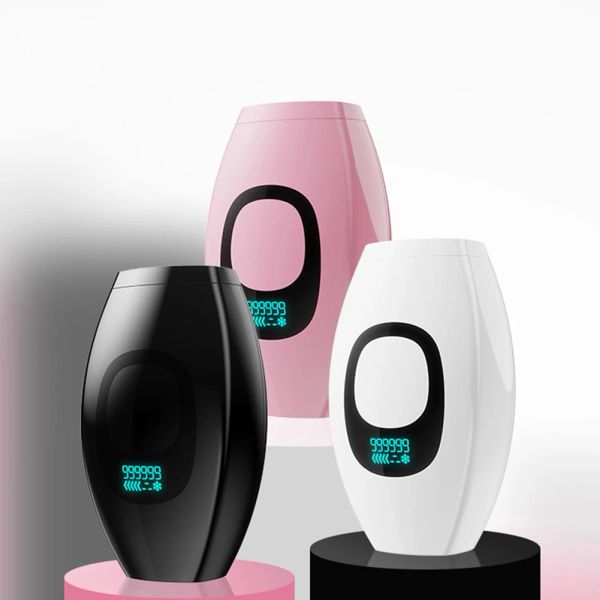 Эпилятор Eu/US/UK Plug Laser Epilator с датчиком цвета кожи внутри безболезненных постоянных волос Удалить хрустальные волосы