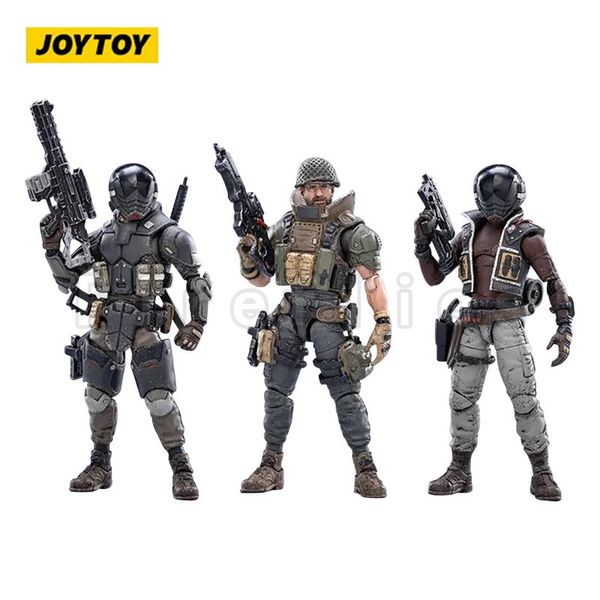 Фигурка JOYTOY 1/18, 3 шт./компл., персонажи Dark Source, трио, коллекция аниме, модель игрушки 240328