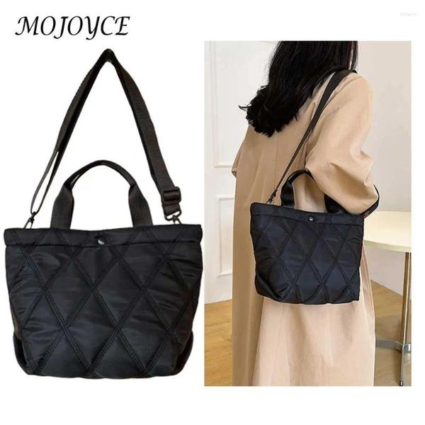 Seesäcke Damen Diamond Lattice Hobo Bag Große Kapazität Tote Soft Chic Sling Verstellbarer Riemen Einzelschulter