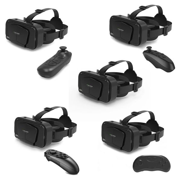 Dispositivos Smart VR Óculos 360 Graus Panorâmicos Celular 3D Virtual Reality Headset Box Google Game Capacete para Smartphone de 4,77,0 polegadas