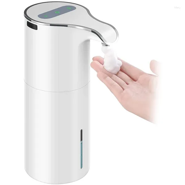 Dispensador de sabão líquido 15Oz/450Ml de espuma automática sem toque - bomba de espuma recarregável à prova d'água