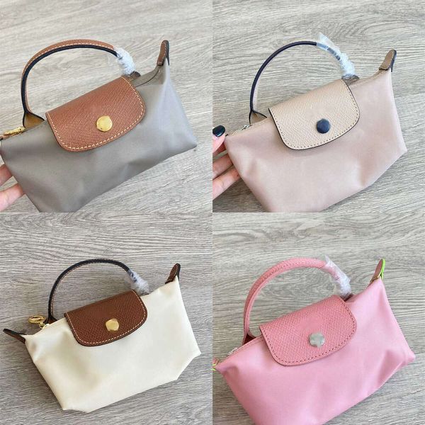 2024 Hochwertige Tragetaschen Mode Longcha Tasche Damen Mini Handtasche Kapazität % 90 Rabatt Großhandel und Stoff Schulter Handytasche Designer Einkaufstasche Tote