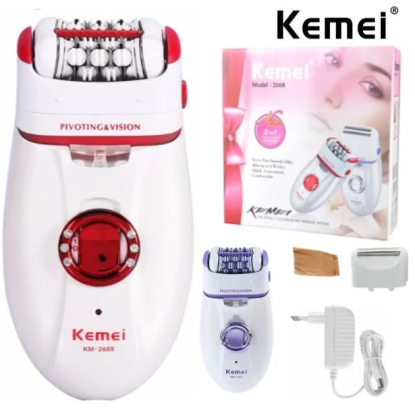 Clippers Kemei Mini 2 in 1 Manola per la rimozione della macchina elettrica Elettrica Epilatore femminile Epilatore femmina Done rasatura a rasatura Borna di bikini Depolador