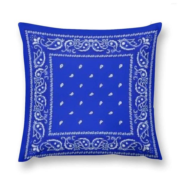 Pillow Blue Bandana Throw Pillows Decor Home Decorative Sofa S Cover ForHome, Furniture & DIY, Home Décor, Cushions!