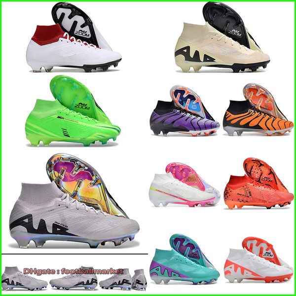 Nuovo Superflyes IX Elite FG scarpe da calcio stivali tacchetti per uomo donna bambini caviglia alta Mercuriales calcio de ramponi scarpe da calcio Fussballschuhe botas futbol 2024