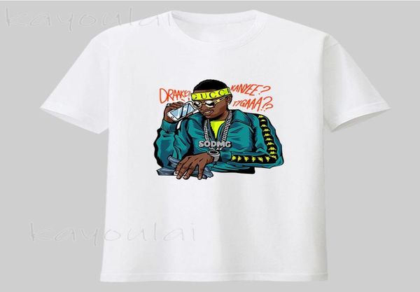 Men039s tshirts Whole 2021 Soulja Boy Tyga Shirt Gráfico Personalizado T Hirts Men Sleeve Short STREECHEAÇÃO ONECK3948312